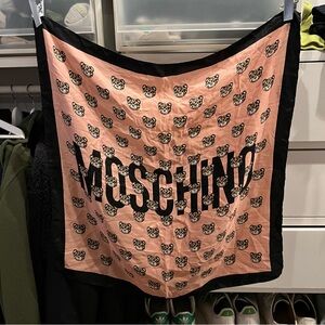 NWT Moschino silk scarf